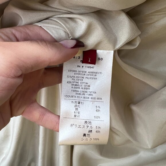 $3800 NWD Moncler Ivory Beaded Embellished Floral Full Zip Jacket size 1/S/M - Picture 15 of 15